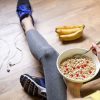 Comer antes e depois do treino.